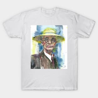 HERMANN HESSE - watercolor portrait.1 T-Shirt